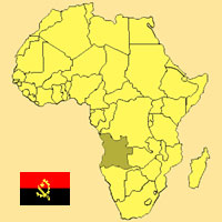 Gua de globalizacin - Mapa para localizacin del pas - Angola