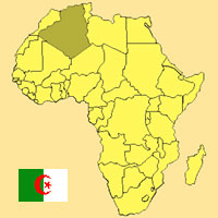 Gua de globalizacin - Mapa para localizacin del pas - Argelia