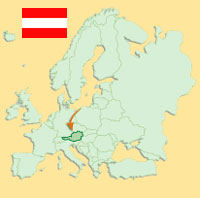 Gua de globalizacin - Mapa para localizacin del pas - Austria