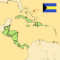 Gua de globalizacin - Mapa para localizacin del pas - Bahamas