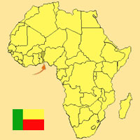 Gua de globalizacin - Mapa para localizacin del pas - Benin