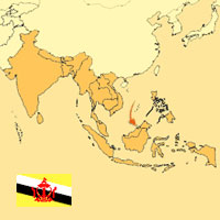 Gua de globalizacin - Mapa para localizacin del pas - Brunei