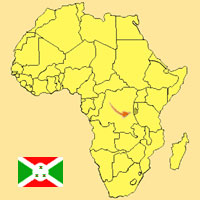 Gua de globalizacin - Mapa para localizacin del pas - Burundi
