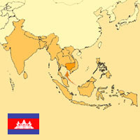 Gua de globalizacin - Mapa para localizacin del pas - Camboya
