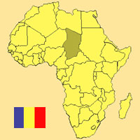 Gua de globalizacin - Mapa para localizacin del pas - Chad