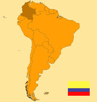 Gua de globalizacin - Mapa para localizacin del pas - Colombia