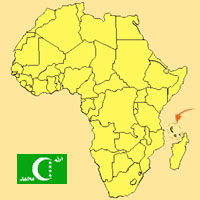 Gua de globalizacin - Mapa para localizacin del pas - Comoras