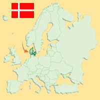 Gua de globalizacin - Mapa para localizacin del pas - Dinamarca