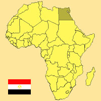 Gua de globalizacin - Mapa para localizacin del pas - Egipto