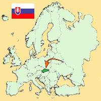 Gua de globalizacin - Mapa para localizacin del pas - Eslovaquia