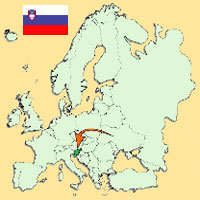 Gua de globalizacin - Mapa para localizacin del pas - Eslovenia