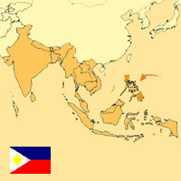 Gua de globalizacin - Mapa para localizacin del pas - Filipinas