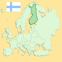 Gua de globalizacin - Mapa para localizacin del pas - Finlandia