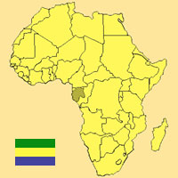 Gua de globalizacin - Mapa para localizacin del pas - Gabon