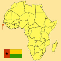 Gua de globalizacin - Mapa para localizacin del pas - Guinea-Bissau