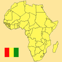 Gua de globalizacin - Mapa para localizacin del pas - Guinea