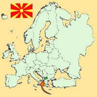 Gua de globalizacin - Mapa para localizacin del pas - Macedonia