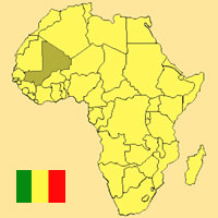 Gua de globalizacin - Mapa para localizacin del pas - Mali