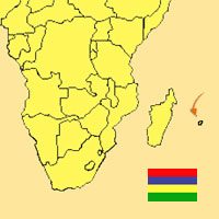 Gua de globalizacin - Mapa para localizacin del pas - Mauricio