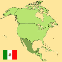 Gua de globalizacin - Mapa para localizacin del pas - Mxico