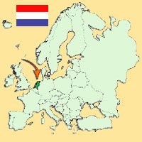 Gua de globalizacin - Mapa para localizacin del pas - Pases Bajos