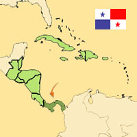 Gua de globalizacin - Mapa para localizacin del pas - Panam