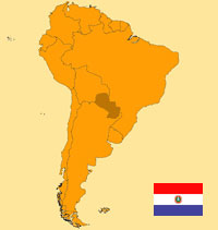 Gua de globalizacin - Mapa para localizacin del pas - Paraguay
