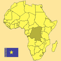 Gua de globalizacin - Mapa para localizacin del pas - Rep. Democratica de Congo
