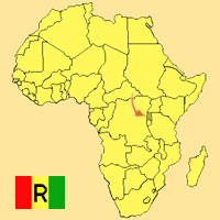 Gua de globalizacin - Mapa para localizacin del pas - Ruanda