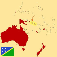 Gua de globalizacin - Mapa para localizacin del pas - Is. Solomon