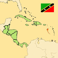 Gua de globalizacin - Mapa para localizacin del pas - San Cristbal-Nevis