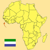 Gua de globalizacin - Mapa para localizacin del pas - Sierra Leona