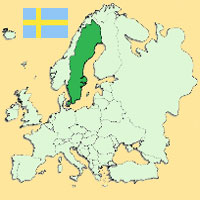 Gua de globalizacin - Mapa para localizacin del pas - Suecia