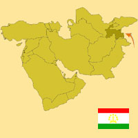 Gua de globalizacin - Mapa para localizacin del pas - Tayikistn