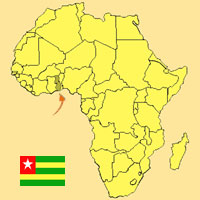 Gua de globalizacin - Mapa para localizacin del pas - Togo
