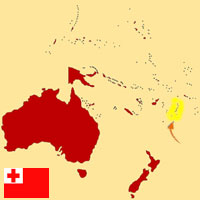 Gua de globalizacin - Mapa para localizacin del pas - Tonga