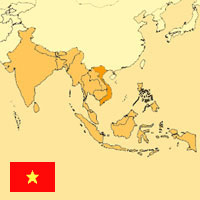 Gua de globalizacin - Mapa para localizacin del pas - Vietnam